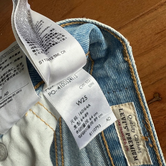 501® Original Fit High Rise Women's Shorts - Picture 2 of 3